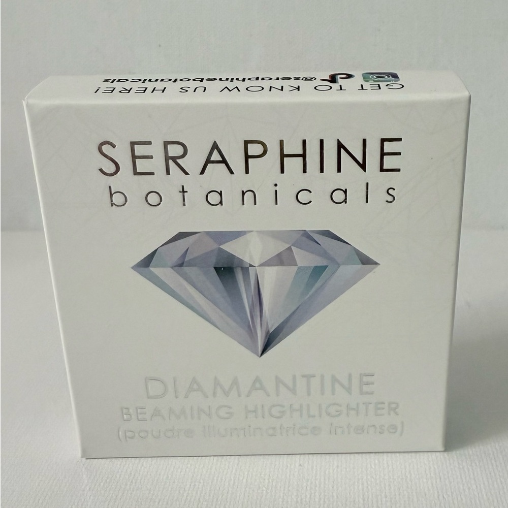 Seraphine Botanicals Diamantine Beaming Highlighter Oyster 6.5g Vegan Makeup NEW